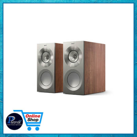 ลำโพงบุ๊คเชล์ฟ KEF : REFERENCE 1 META สีวอลนัท/ซิลเวอร์_1